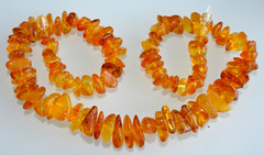 48gr RUSSIAN SOVIET BALTIC AMBER BEAD NECKLACE 琥珀 BRACELET STONE PENDANT EARRING