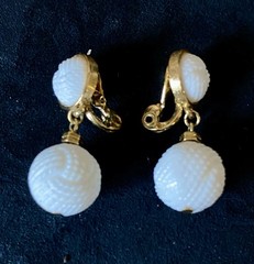 Vintage Group Of Jewelry, Chain Necklace, Clip Earrings, Brooches C1970/80’s