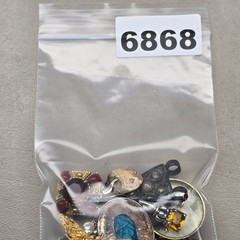 Vintage Pendant Lot 12 Pieces Mixed Styles Modern Rustic Glass Crystal Florenza