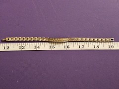 Vintage 7″ Crystal Link Tennis Bracelet Jewlery Fashion