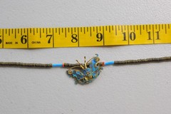 VTG late 60’s HTF Laurel Burch Necklace tian tsui inspired Butterfly bead bug