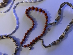 Vintage Mid Century Modern Necklaces Lot Of 5
