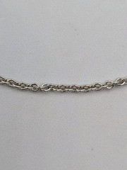 Speidel Vintage Sterling Silver 1.5 mm Cable Link Chain 925 Necklace – 17.75″