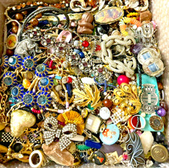 15 Pound Lbs Unsearched Huge Lot Jewelry VTG Vintage Modern Junk & Wear Tangled