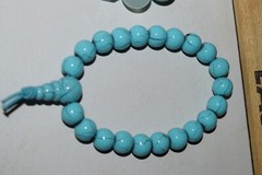 Vintage to now lot of 4 glass plastic metal beaded and charm bracelets