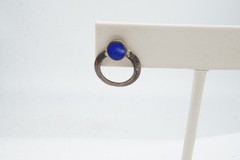 Vintage Sterling Silver 925 Lapis Lazuli Earrings