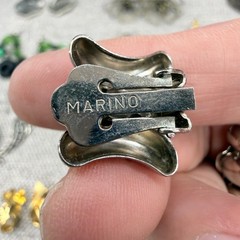 Vintage Earring Lot Clip Ons Pierced Screw Back Dangle Hoops Marino 15 Pair