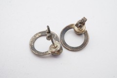 Vintage Sterling Silver 925 Lapis Lazuli Earrings