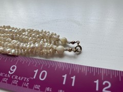 Vintage 22″ Multi Strand Baroque Pearl Necklace 54g