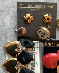 Vintage Jewelry Lot Of 20 Pairs (40 Pcs) Earrings Monet Christina KC