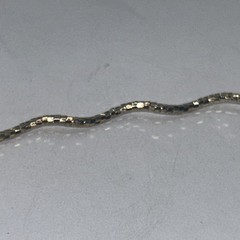 Vintage Italy Sterling Silver 925 Twisted Box Chain Necklace 18″