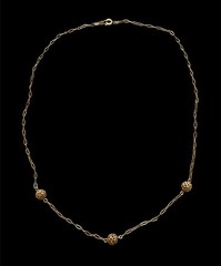 Vintage AJC Co 1/20 12K Yellow Gold Filled Necklace 16in