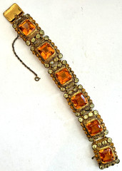 Exceptional Vintage Hobe Rhinestone Bracelet