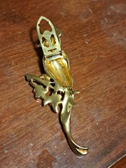 vintage costume jewelry brooche Bird