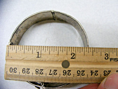 Vtg Taxco Sterling Panel Bracelet 6 3/4″ Length