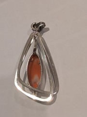 Vintage 835 Theodor Klotz TeKa Midcentury Coral Pendant