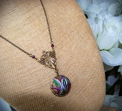 Art Nouveau Unique Lovely Lavalier Necklace