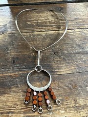 Anna Greta Eker Norway Designs Necklace Sterling Silver Norwegian vtg 2229