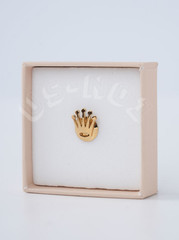 ROLEX Gold Crown Lapel Pin Tie Tack Brooch NOS Collectible AD VIP Gift Boxed