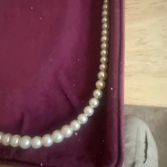 Camrose & Kross JBK Jacqueline Kennedy Faux Pearl Necklace w/ Box & COA