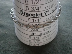 Oval Link Vintage Sterling Silver Charm Bracelet 7.75″ ~ 7.0g