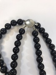 Jewelry Lot 7 Wearable Graduated Faux Pearl Necklaces Bronze Gold Black Silver