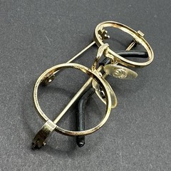 Vintage Spectacles Brooch Pin J80B Eye Glasses