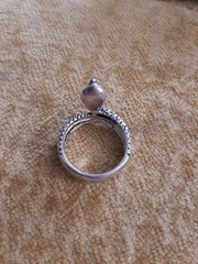 Vintage Cobra Snake Ring Size 8 1/4 Snake Reptile Lover Biker Ring