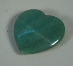 VINTAGE Seven 7 Heart Shape Natural Stone Gemstone Pendant Tiger Pattern