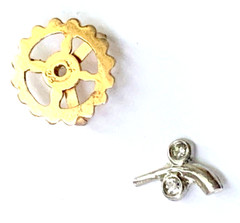 VINTAGE PLATINUM & DIAMOND LAPEL PIN