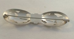 Theodore Klotz Handerbeit German Handmade Sterling 835 Pin/Brooch