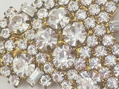 Eisenberg Ice Rhinestone Christmas Tree Brooch