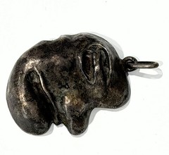 2 Antique 1920s Dutch Abstract Silver Pendant by: Erich Wichman (1890 – 1929)