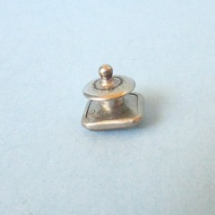 Collar Cuff STUD Button Mother of Pearl Men Patent 1920 Vintage