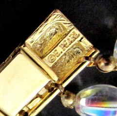 VTG RUNWAY DESIGNER ERWIN PEARL GP AB CRYSTAL WEIGHTY MULTISTRAND BRACELET LUXE
