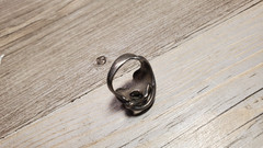 Mid Century Surrealist Abstract Expressionism Sterling Silver Studio Art Ring