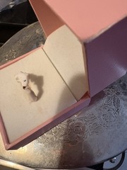 Carved Seashell Ring Fish Shape Size 4