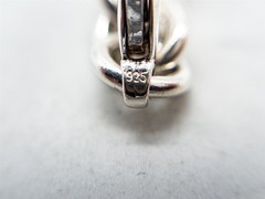 Estate $600 10mm O LINK Sterling Silver 7.5″ Bracelet for CHARMS or AS IS 30g