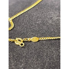 Vintage 1979 Givenchy Gold Plated GG Logo Necklace 15.5 in Women Jewelry COA
