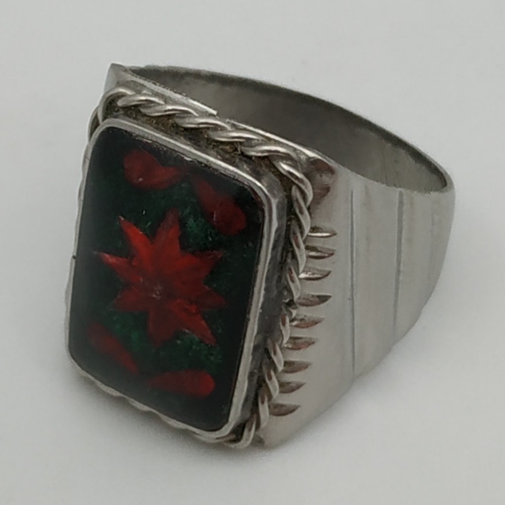 Metal ITK Ring USSR Soviet Russia Prison ART Criminal Retro Vintage Handmade⭐