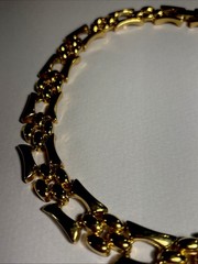 Vintage Erwin Pearl Designer Gold Tone Necklace Signed