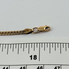 Vintage 14k Yellow Gold-Filled Necklace 18″ Liz Claiborne LC 2.5mm 4.8g