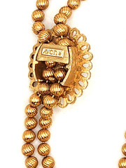 Vtg. Avon Gold Tone Faux Turquoise Lariat Bolo Necklace Adjustable Tassels 38″
