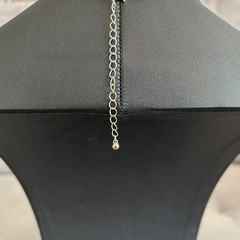 Vintage 1980s Art Deco Revival Shield Pendant Necklace Gold Tone Statement 30″