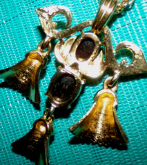 JOMAZ signed enamel dangle necklace–AS IS–READ!!