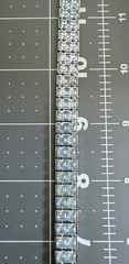 Art Deco Style Ice Blue Rhinestone Choker Collar Necklace Princess Cut VTG 14.5”