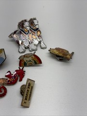 Lot Of 10 Piece Pin Brooch Multicolor Sizes Varies VINTAGE