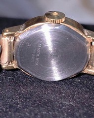 Vintage 1975 Timex Ladies Mechanical Watch Oval Gold Tone Caliber 23 RUNNING