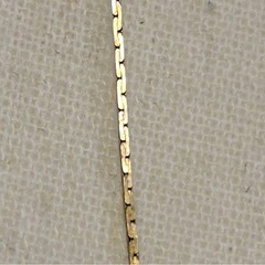 Vintage 80s Faux Pearl Station Necklace 29″ Gold Tone Liquid Chain Tin Cup Korea