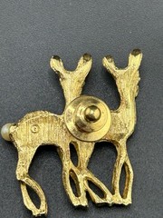 Chistmas Pin/Brooch Lot Avon, Nativity, Reindeers, Faux Pearls, Christmas Trees